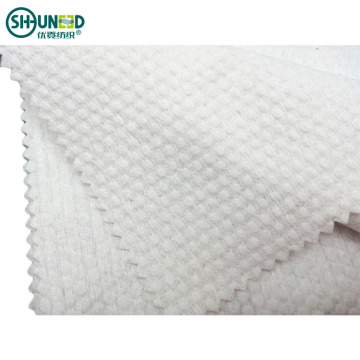 China Wholesale 80gsm Pearl-dot Pattern Polyester/Viscose Spunlace Nonwoven Fabric for Wet Wipes